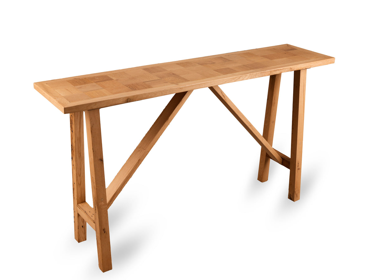 Woodhors Parquet console table